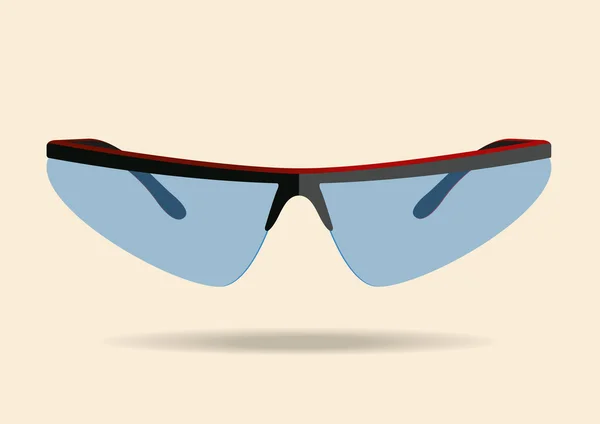 Kerékpár sport napszemüveg — Stock Vector