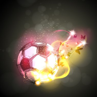 soyut futbol ışık poster kolay düzenlenebilir