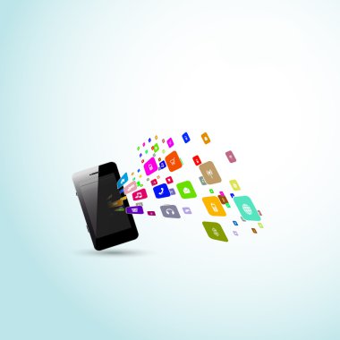 Cep telefonları iletişim kavramı, kolay tüm düzenlenebilir