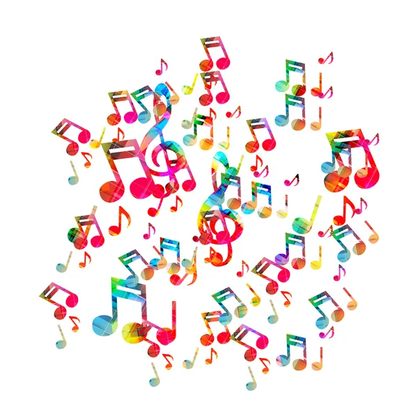 Icona della nota musicale, facilmente modificabile — Vettoriale Stock