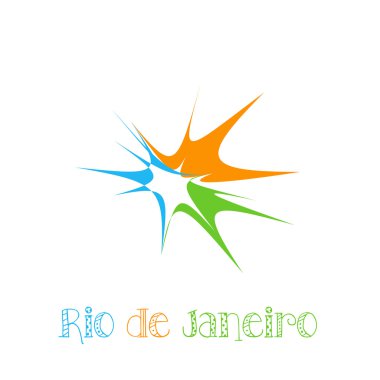 Brezilya Rio de Janeiro arka plan renkleri kolay bayrak 