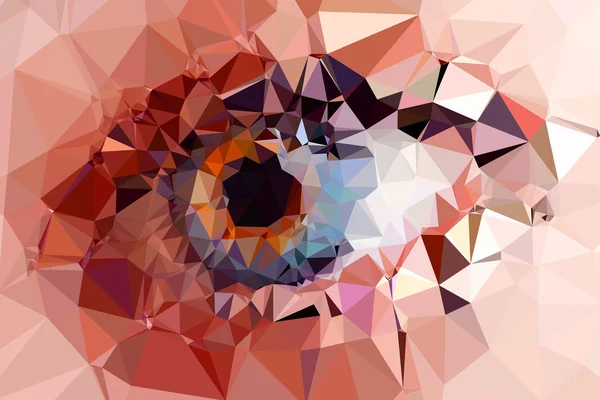 Conception de triangles d'oeil facile modifiable — Image vectorielle