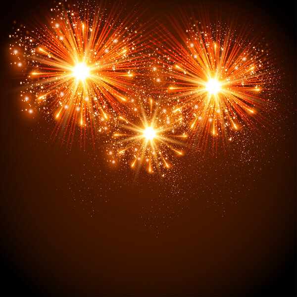 New Year 2015 celebration background, easy all editable