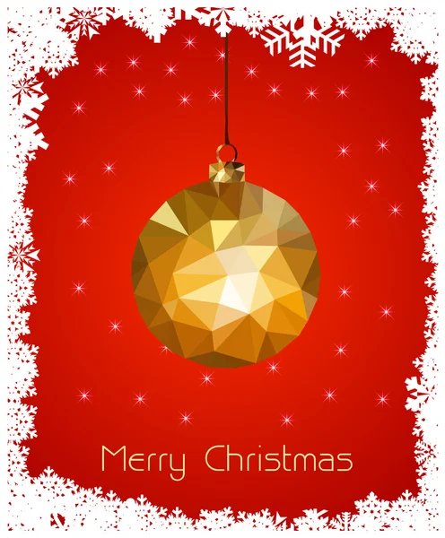 Feliz tarjeta de Navidad que puede fácil todo editable — Archivo Imágenes Vectoriales