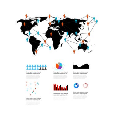 Dünya infographics unsurları