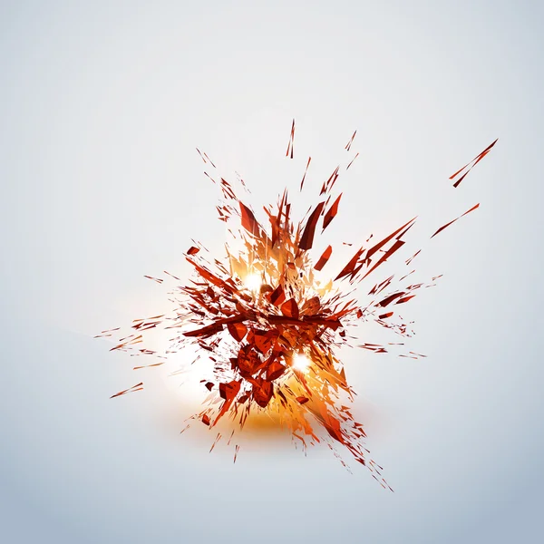 Explosion fond grunge, facile à modifier — Image vectorielle