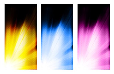 set iş renk broşür tasarımı, kolay tüm düzenlenebilir