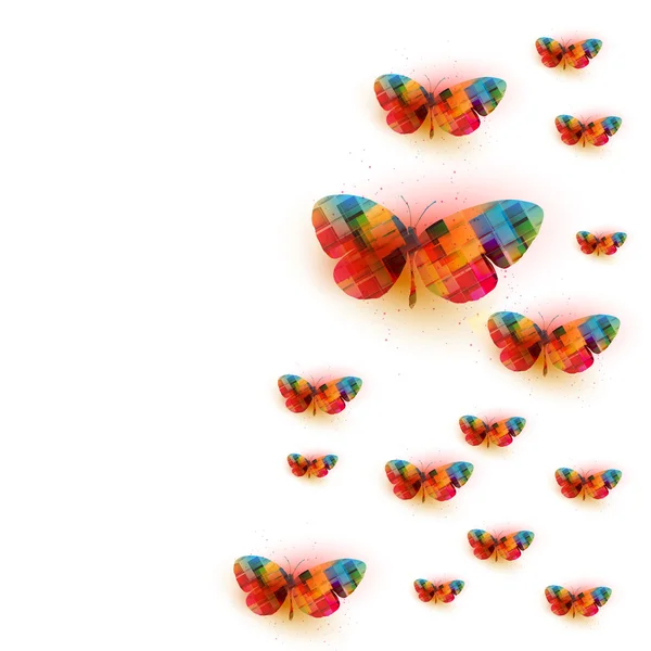 Fondo mariposa fácil todo editable — Archivo Imágenes Vectoriales