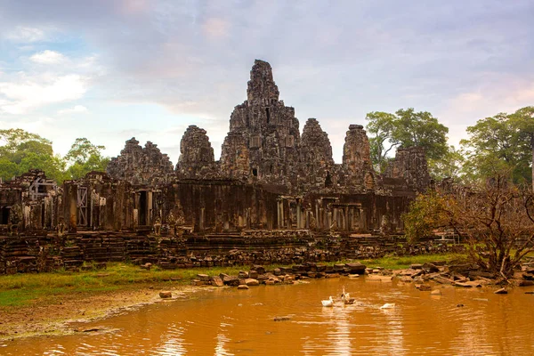 Bayon Castle Ist Eine Steinburg Des Khmer Reiches Das Hotel — Stockfoto