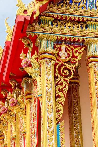 Templo Techo Estilo Tailandés Tailandia —  Fotos de Stock