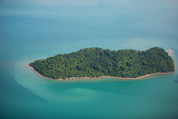 Take Island Top Plane — Stock Photo, Image