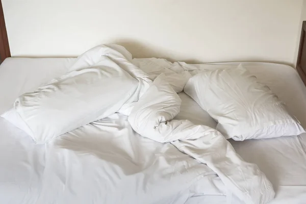 Matelas Sur Lit Est Utilisé — Photo