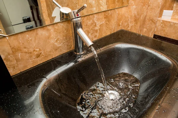 Ducha Baño Del Hotel — Foto de Stock