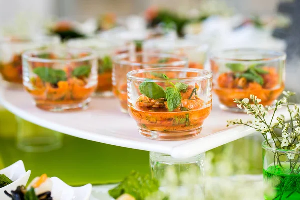 Cibo Buffet Catering Cene Mangiare Partito — Foto Stock