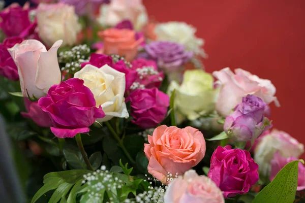 Flowers Arranged Wedding — Stock Photo, Image