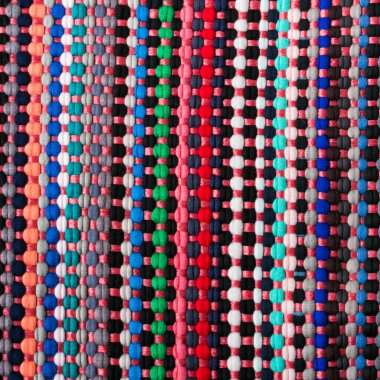 Renkli Afrika tarzı Peru tarzı halı yüzeyi. Yaklaş. Portumda bu motiften daha fazla & fazla tekstil.