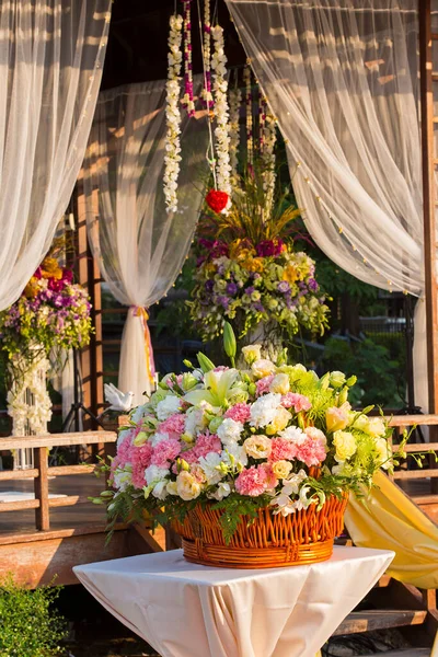 Decoration Wedding Flowers — Stock Photo, Image