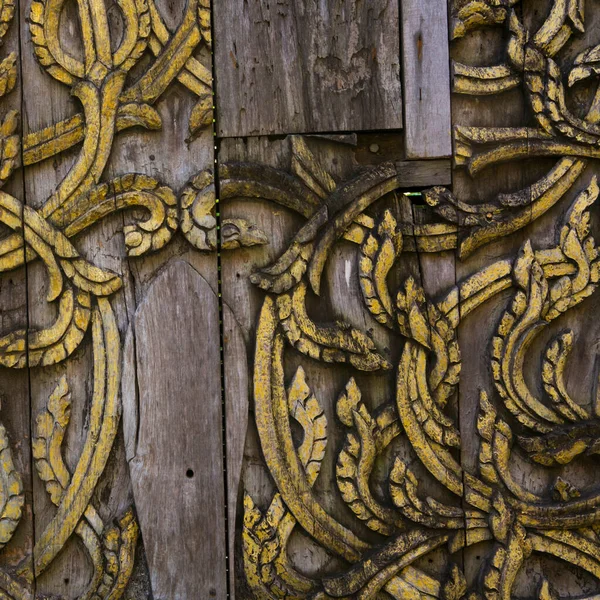 Padrão Madeira Tailândia — Fotografia de Stock