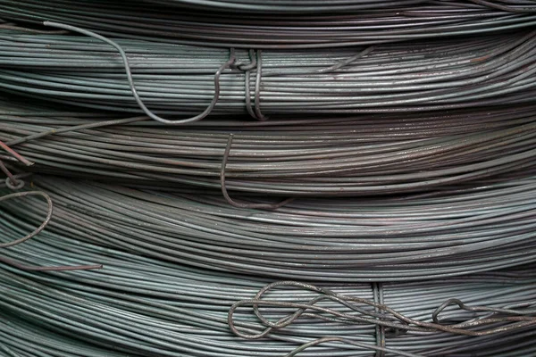 Nşaatta Kullanılan Çelik Çubuklar — Stok fotoğraf