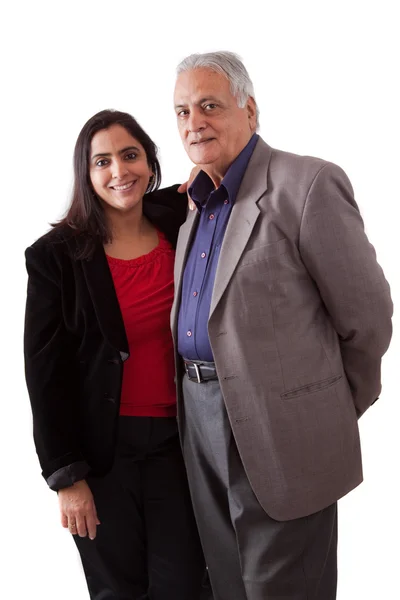 East Indian Father and Daughter — Stock Photo, Image