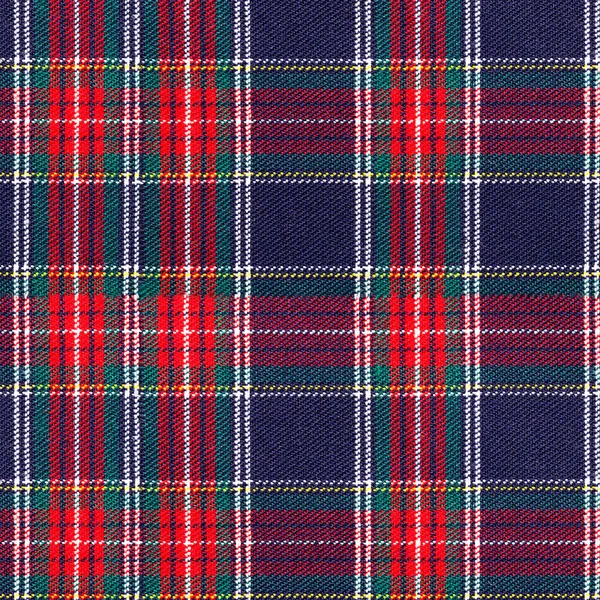 Şablon. Geleneksel Noel damalı desen. Mavi arka planda, kırmızı ve yeşil çizgiler bir kafes oluşturuyor. İskoç ulusal düzeni.