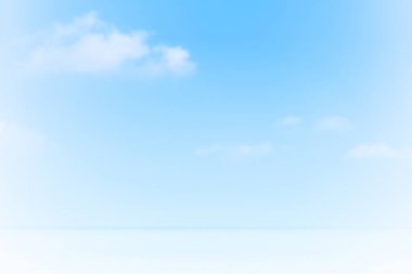 Phuket Tayland 'da küçük bulutlu mavi gökyüzü arkaplanı