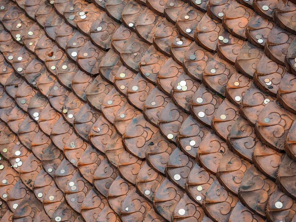 Hanoi Vietnam Março 2017 Templo Literatura Telhado Com Azulejos Vermelhos — Fotografia de Stock