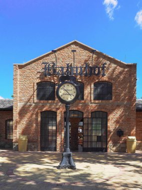 St. MARGARETHEN, AUSTRIA - 8 Haziran 2017: Tren İstasyonu, Aile Parkı, Burgenland bölgesindeki eğlence parkı.