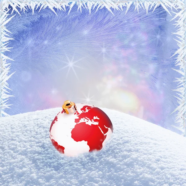 Winter holiday frame — Stock Photo, Image