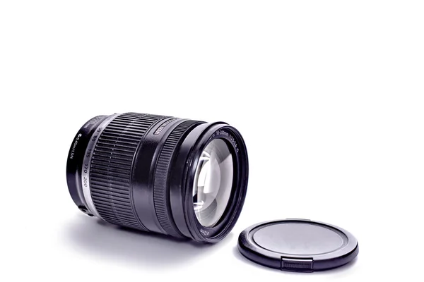 Objektiv fotoaparátu, samostatný — Stock fotografie
