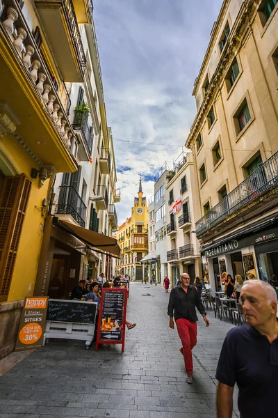 Casa Bartomeu Carbonell, Sitges, Spagna — Foto Stock