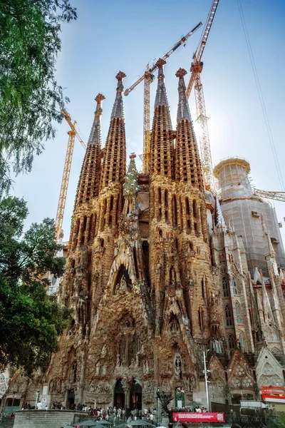 Templo Expiatorio de la Sagrada Familia Barcelona Španělsko — Stock fotografie