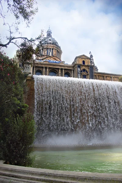 Barcelona Narodowego Muzeum Sztuki Katalonii — Zdjęcie stockowe