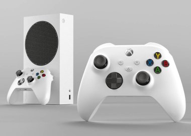 ITALY - 27 ARALIK 2020: yeni video oyun konsolları: Kara Xbox Serisi S