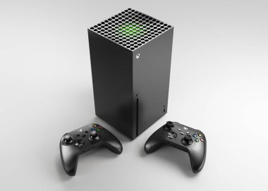 ITALY - 27 ARALIK 2020: yeni video oyun konsolları: Kara Xbox Serisi X