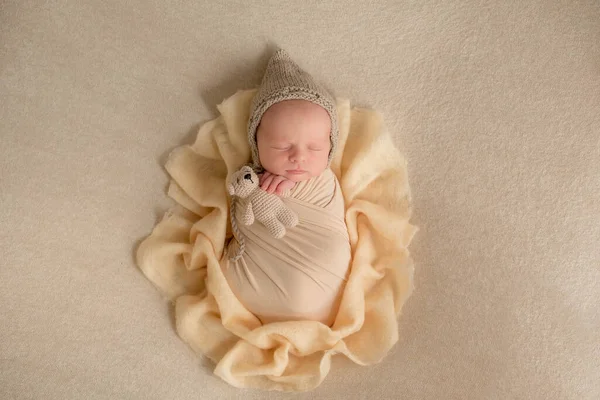 Μωράκι Κοιμάται Γλυκά Νεογνό Μωρό Παιδί — Φωτογραφία Αρχείου