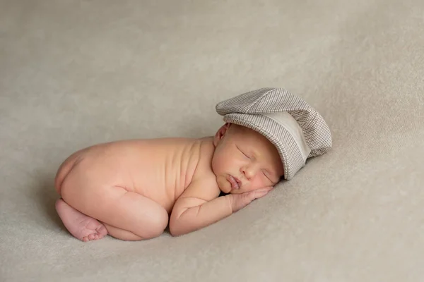 Petit Bébé Qui Dort Doucement Nouveau Enfant — Photo