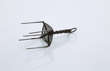 Pişirmek için eski bir ev yapımı panç.