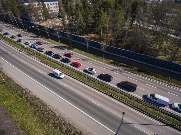 Turku αυτοκινητόδρομο καλοκαίρι — Φωτογραφία Αρχείου
