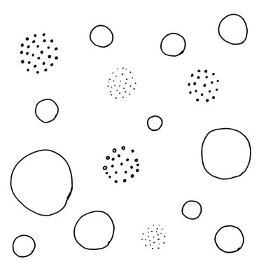 Siyah beyaz el çizimi arkaplan.