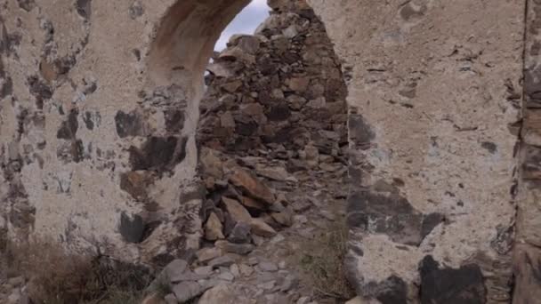 Vista de la antigua ciudad minera — Vídeos de Stock