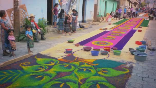 Celebraciones mayas de la semana santa — Vídeos de Stock