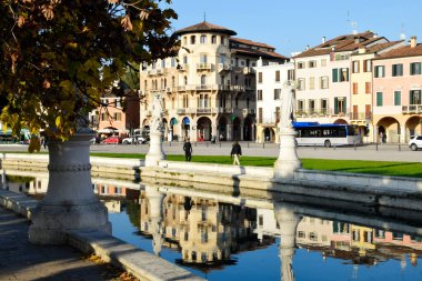 Padua, İtalya - Padua 'da Prato della Valle