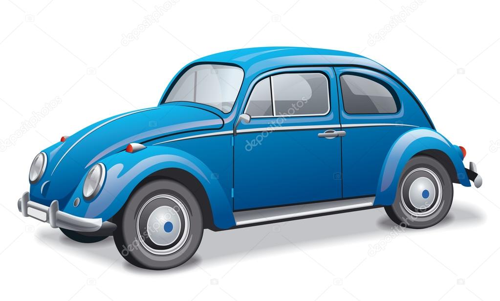 Ilustracja samochodu Żuk — Grafika wektorowa