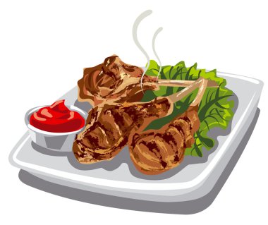 ızgara Kuzu pirzola