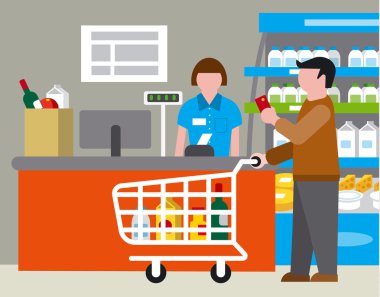 süpermarket ve alışveriş