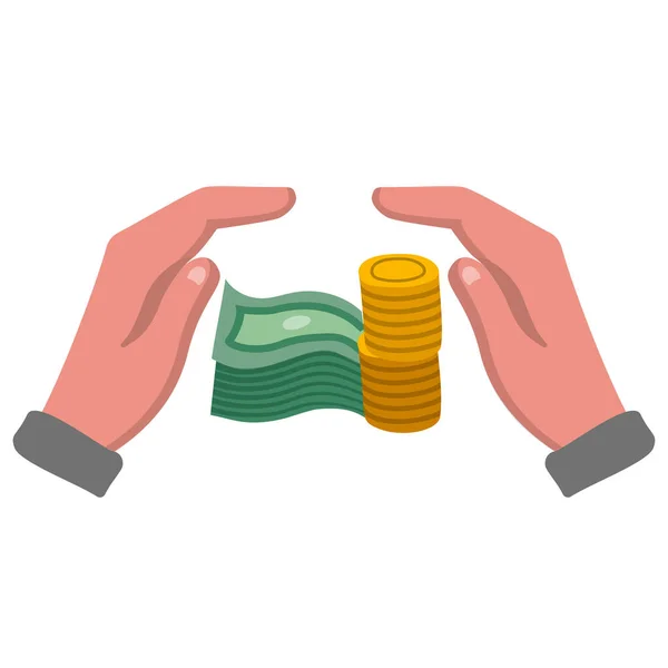 Illustration Des Geldsicherheitssymbols — Stockvektor