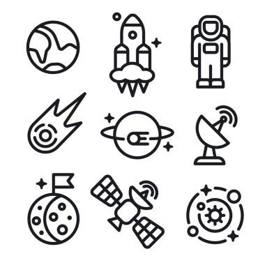 Uzay simgelerinin gösterimi