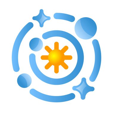 Güneş sistemi simgesinin gösterimi