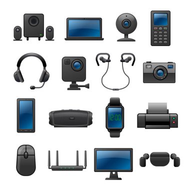 Elektronik aygıt simgelerinin çizimi